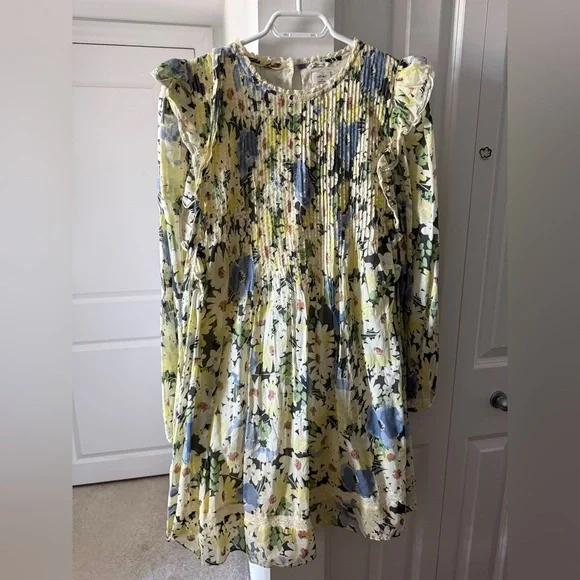 Aritzia Wilfred | La Bohème | Yellow Floral Elia Dress | Size Medium - Picture 15 of 16
